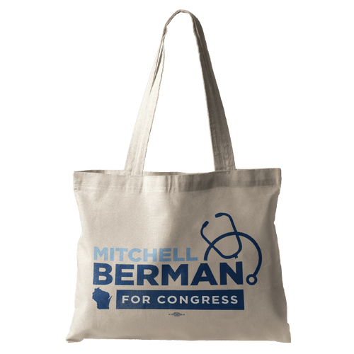 Mitchell Berman (Natural Canvas Tote)