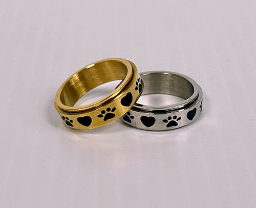 Hearts & Paws Fidget Ring