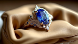 Ceylon Sapphire Engagement Ring
