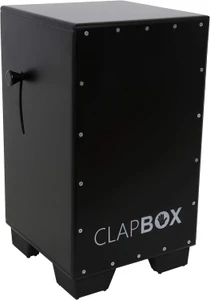 Clapbox Black Cajon CB50 Oak Wood - Adjustable Snare Cajon - Most Popular Cajon Worldwide (CB50)