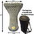 Gawharet El Fan White Pearl Snowflake 17" Darbuka Doumbek (DAR031)
