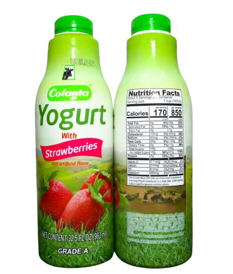 Large Strawberry Yogurt