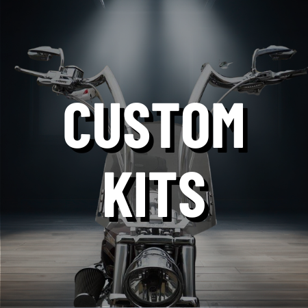 Full custom windshield kits for custom motorcycles