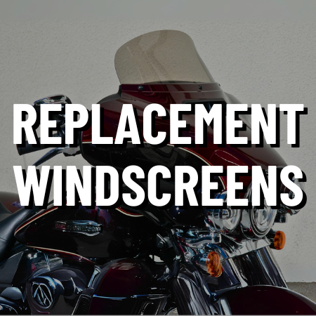 Replacement Windscreens for Harley-Davidson and other touring motorycles