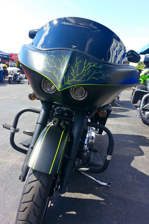 custom motorcycle windshield