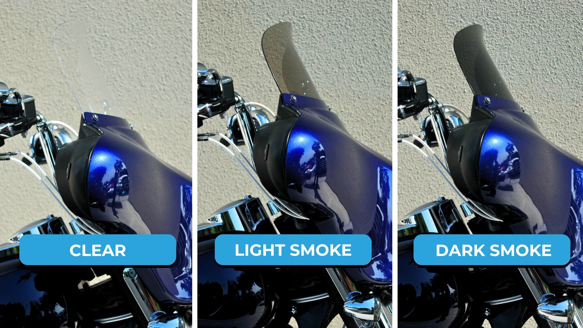 Choosing the best color tint for your motorcycle windshield
