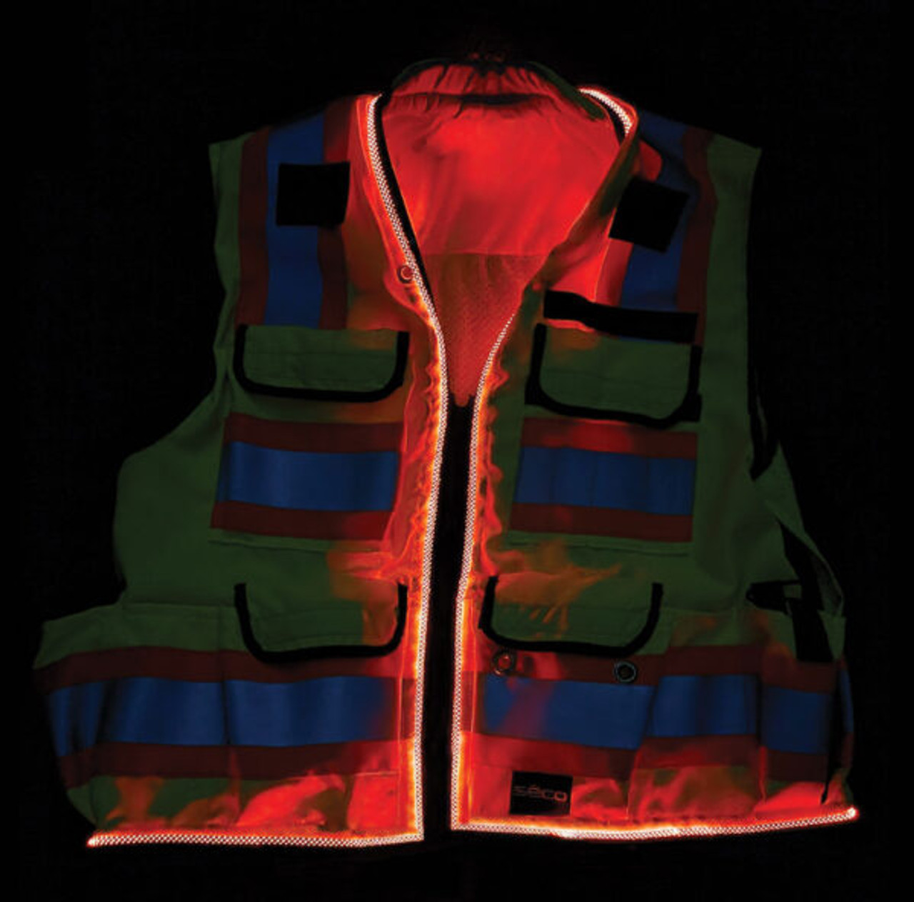 Lighted Safety Vest - ANSI/ISEA, Class 2
