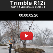 Trimble R12i vs Trimble R12i with Tilt Compensation Enabled! Trimble R12i vs Trimble R12i with Tilt Compensation Enabled!