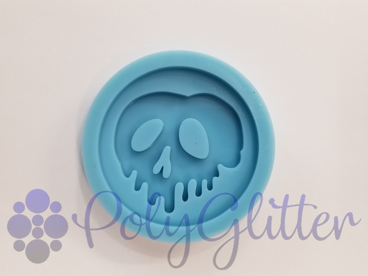 Poison Apple Badge Reel Mold - PolyGlitter