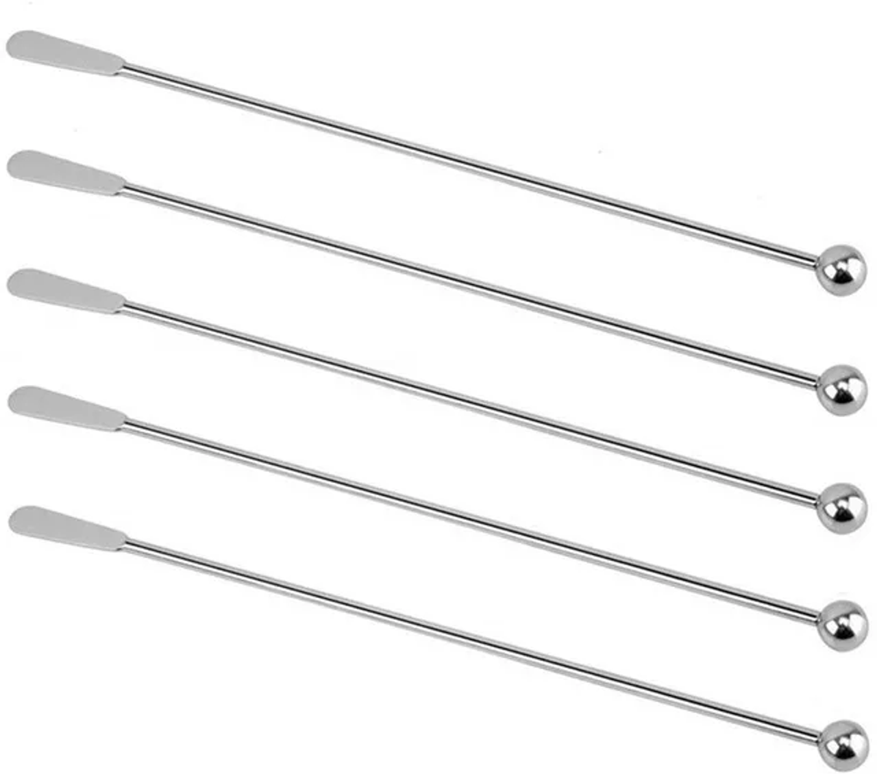 Metal Stir Sticks - 5 pack