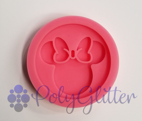 Mouse with Bow Badge Reel Mold