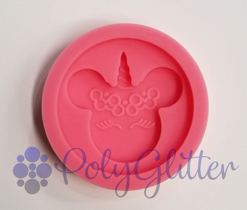 Unicorn Mouse Badge Reel Mold