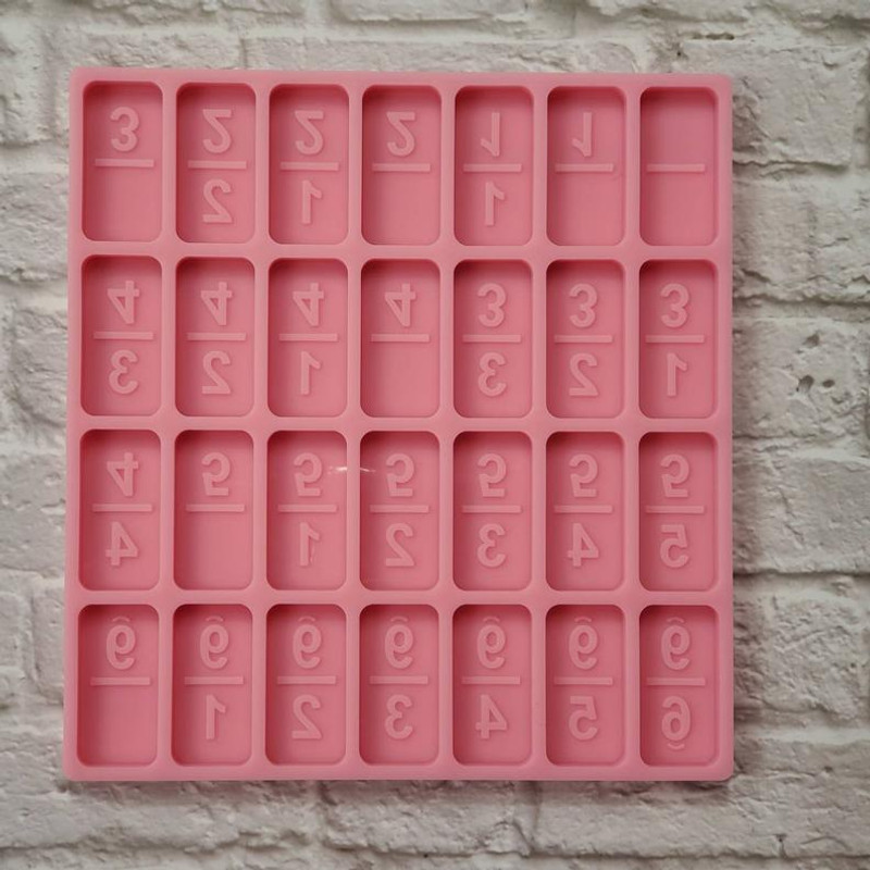 Domino Molds for Resin Casting,Resin Domino Molds Double 12 Set,Silicone  Resin Molds for DIY Personalized Dominoes,Jewelry Pendant,Table Board Game