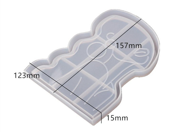 Sexy Lady Coaster Mold Set of 3