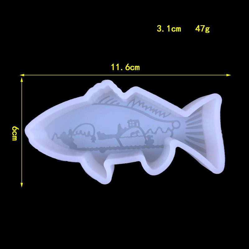 Fish with Scene Freshie Mold