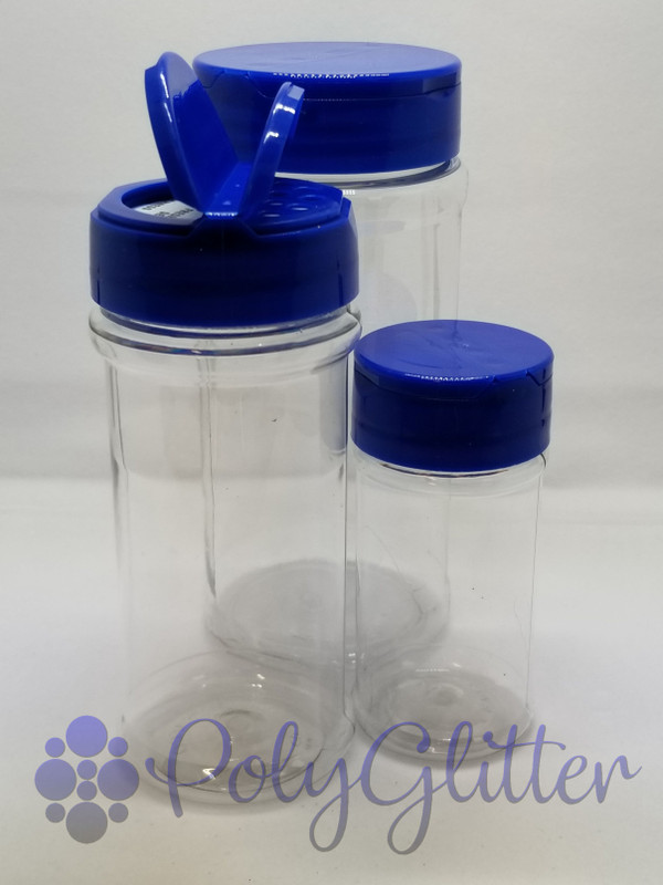 Glitter Shaker Bottles, 2 oz 4 oz 8 oz