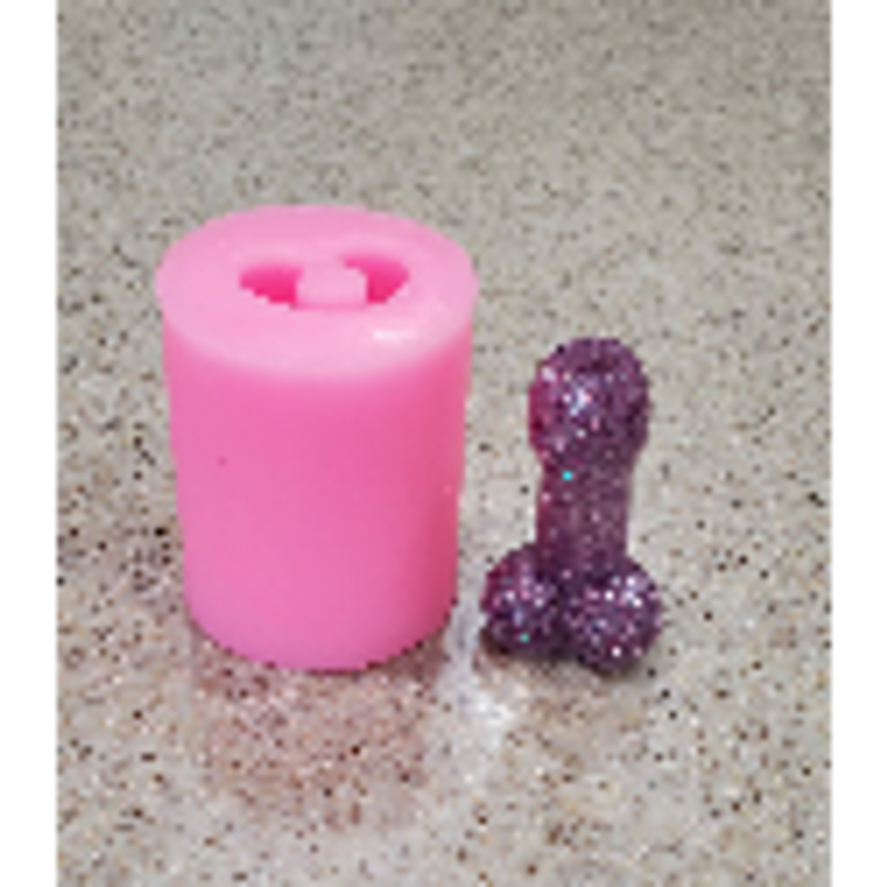 Penis Straw Topper Mold Style 1 - PolyGlitter