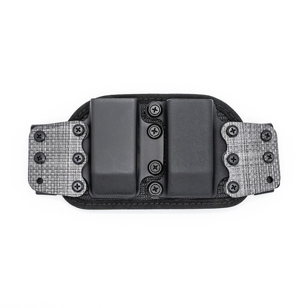 Pochette à Double Chargeur Cuir OWB/IWB - 9mm, .40, .45 - Universel - Kosibate - Neuf