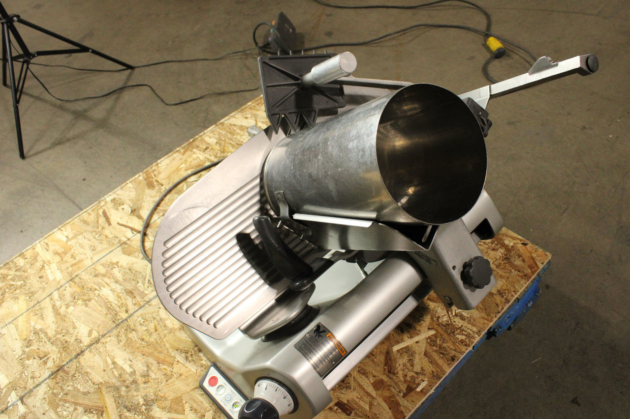 Used Hobart 1812RS Commercial Manual Deli Meat Slicer —