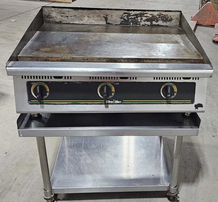 STAR 836TA  36" Gas Griddle w/ Thermostatic Controls & Stand Restaurant Commercial