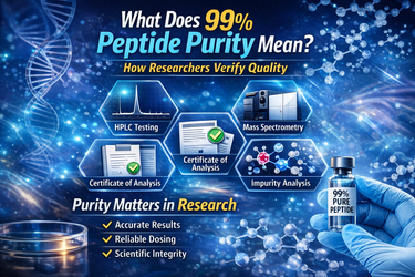 What Does 99% Peptide Purity Mean? How Researchers Verify Quality and Why It Matters
