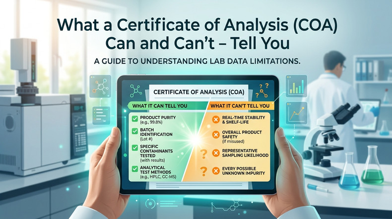 What a Certificate of Analysis (COA) Can and Can't - Tell You