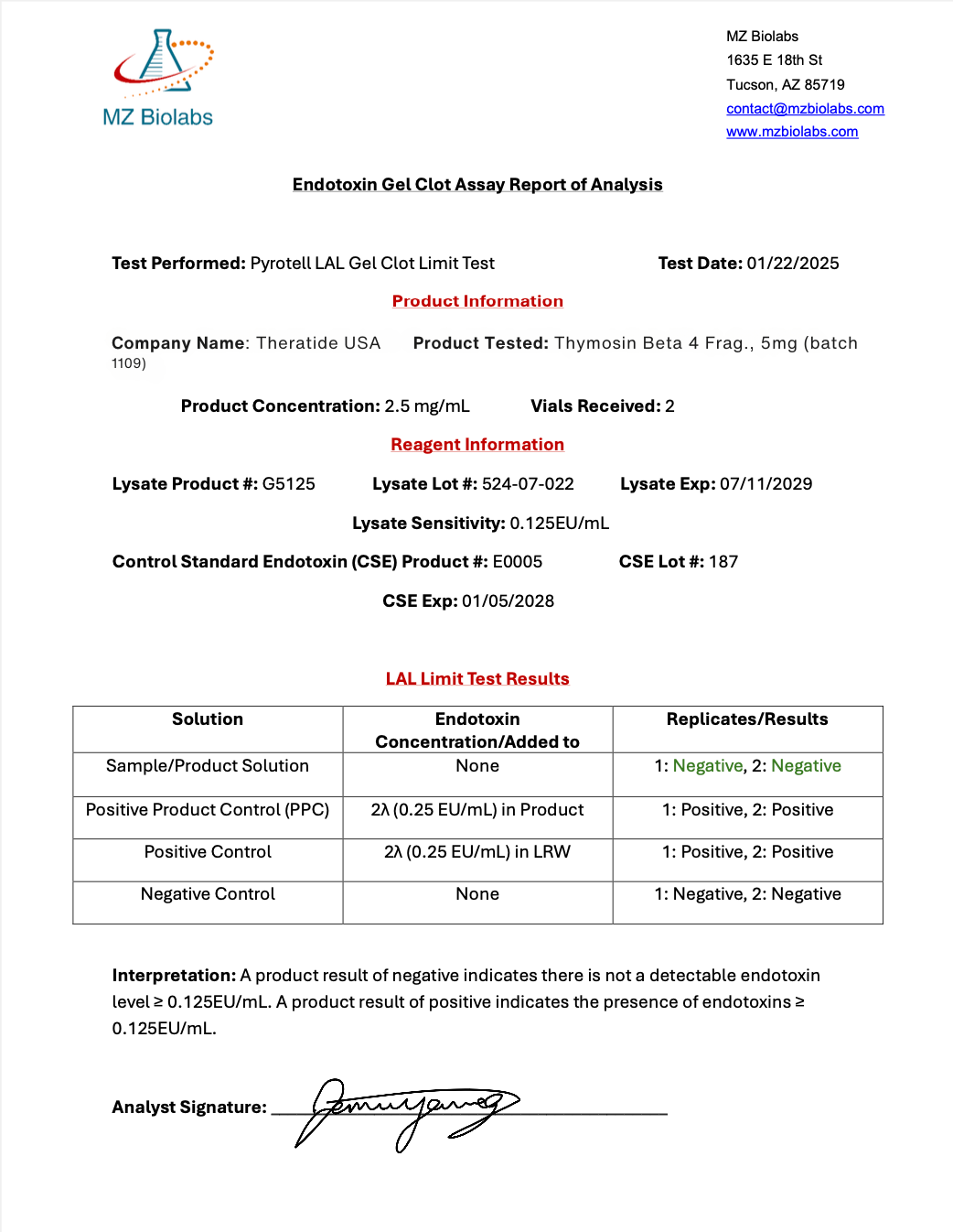 COA Page 1