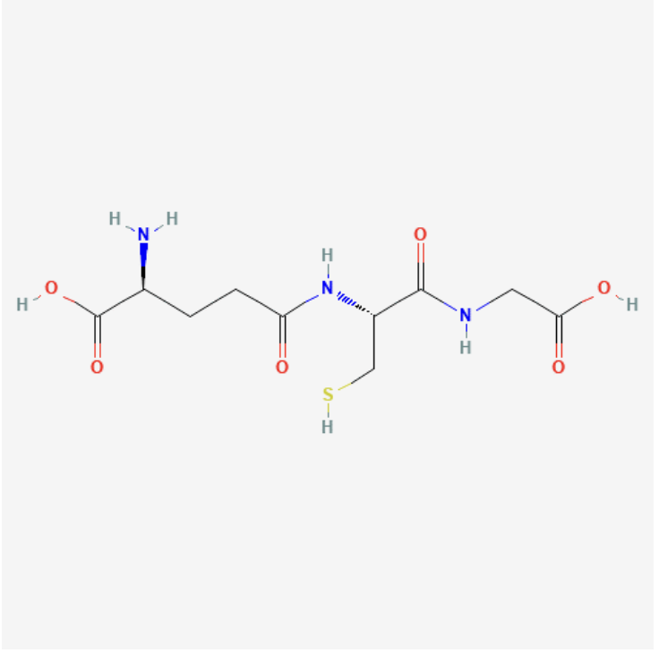 L-Glutathione Molecular Structure
