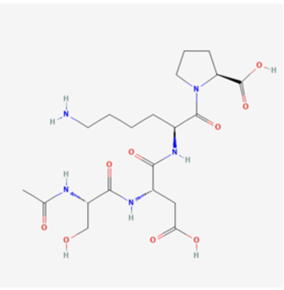 Thymosin Beta-4 Fragment (1-4) Structure