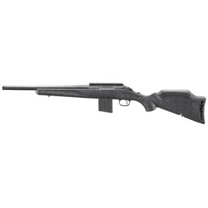 Ruger American Generation II Patrol rifle in 6MM ARC with 16.1 inch barrel, graphite black Cerakote finish and black splatter stock