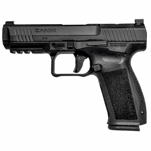 CANIK METE SFT One Series 9mm full size pistol with 4.46 inch barrel, optics ready slide, and black Cerakote finish