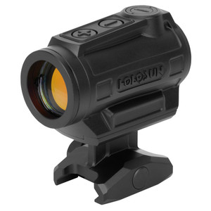 Holosun ARO red dot optic with multiple reticle system and lower 1/3 co-witness mount inside angle