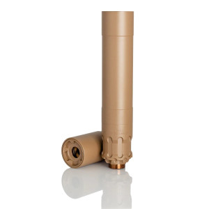 Rugged Obsidian 45 Flat Dark Earth modular multi-caliber suppressor