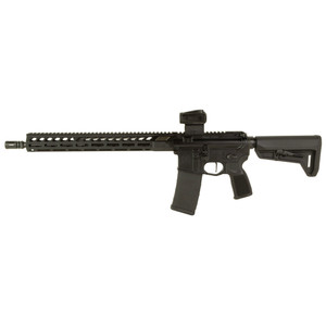 SIG Sauer M400 FORGE 5.56 NATO AR-15 rifle with ROMEO-MSR Gen II red dot and free-float aluminum handguard, left