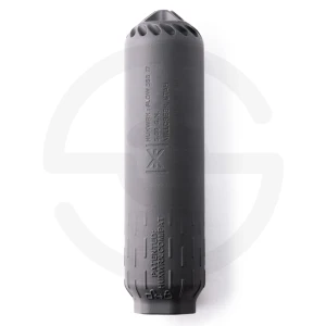HUXWRX FLOW 556 Ti black titanium 5.56 suppressor with included Flash Hider-QD 556 muzzle device.