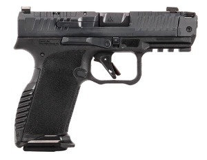 Canik METE MC9 Prime Radian 9mm black pistol with Radian RAMJET barrel and AFTERBURNER compensator.