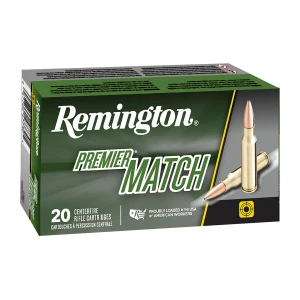 Remington Premier Match 6.5 PRC 140 grain Berger Open Tip Match ammunition 20 round box