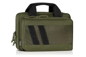 Savior Equipment Specialist Double Pistol Case in ODG Olive Drab Green