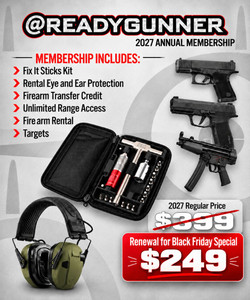 Ready Gunner 2027 Annual Membership Renewal with Fix It Sticks Kit