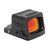 Holosun EPS red dot sight, three-quarter side view showing windage turret, black
