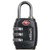 Bulldog TSA combination padlock with steel shackle BD8020 in black