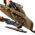 Scout single rifle case, 40", Flat Dark Earth, opened