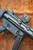 HK SP5K-PDW 9mm pistol package with Otter Creek Labs Milkman suppressor, Aimpoint ACRO P-2 and SBT5K folding brace angled downward