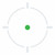 Holosun EPS Carry MRS enclosed green dot reflex sight with multi-reticle system example dot, stock image