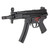 Century Arms AP5P Navy 9mm pistol with 5.8 inch threaded tri lug barrel and matte black finish angled inward to the left