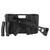 Grand Power Stribog SP9A3S 9mm pistol with 5 inch threaded barrel folding brace and black finish package
