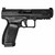 CANIK METE SFT One Series 9mm full size pistol with 4.46 inch barrel, optics ready slide, and black Cerakote finish pointed to the left