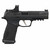 Sig Sauer P365 FUSE 9mm pistol with 4.3 inch barrel, Romeo RS red dot, and optics ready slide pointing to the right