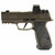 Sig Sauer P365 AXG Legion 9mm pistol with Romeo X optic, AXG metal frame, integrated compensator, and Legion gray finish