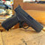 Springfield Armory XD Mod.4 OSP 9mm optics ready pistol with fiber optic front sight and 16-round magazine, in store image angled downward